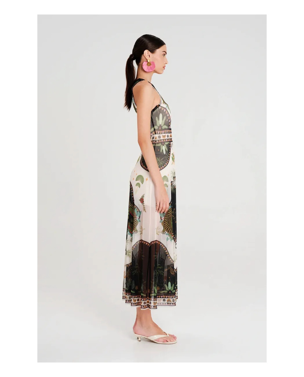 REPTILE LONG DRESS