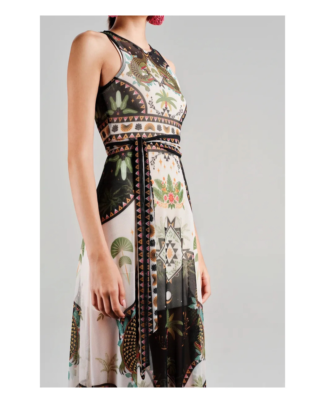 REPTILE LONG DRESS