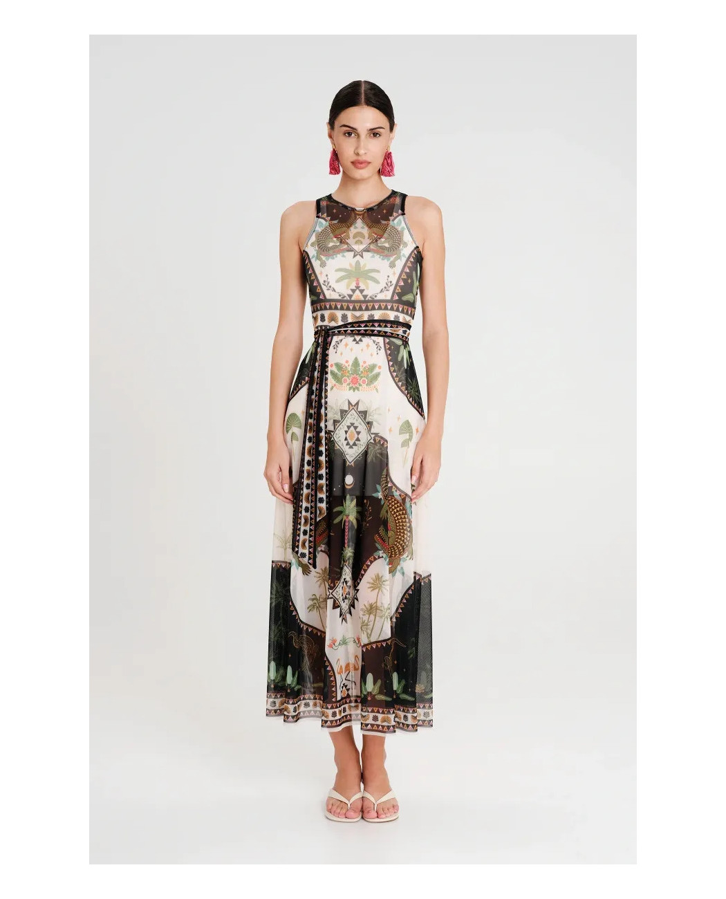 REPTILE LONG DRESS