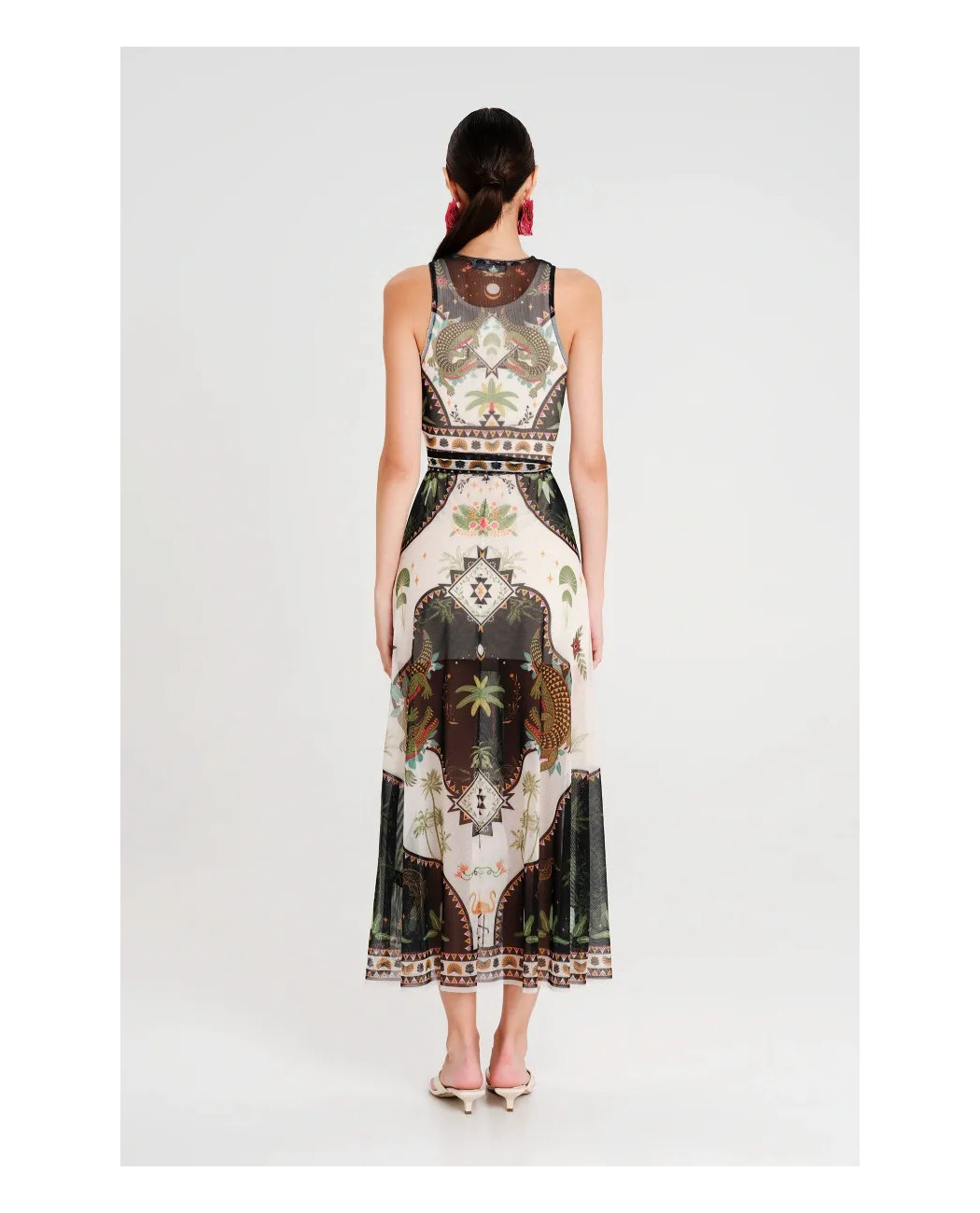 REPTILE LONG DRESS
