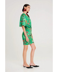 EXOTIC ONE SHOULDER MINI DRESS