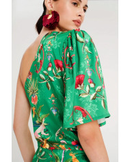 EXOTIC ONE SHOULDER MINI DRESS