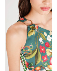 NECTAR ONE SHOULDER LONG DRESS