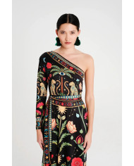 ETERNITY ONE SHOULDER LONG DRESS