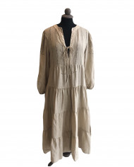 LONG EMROIDERED DRESS