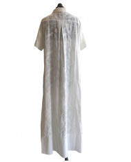 LONG EMBROIDERED DRESS "SKIROS"