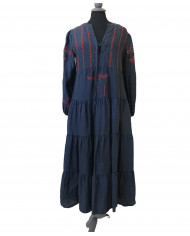 SHORT EMBROIDERED DRESS