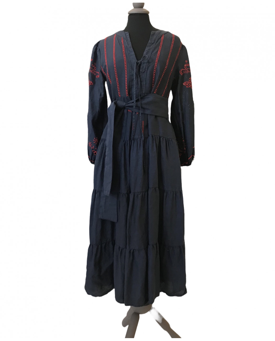 LONG EMBROIDERED DRESS LONG EMBROIDERED DRESS