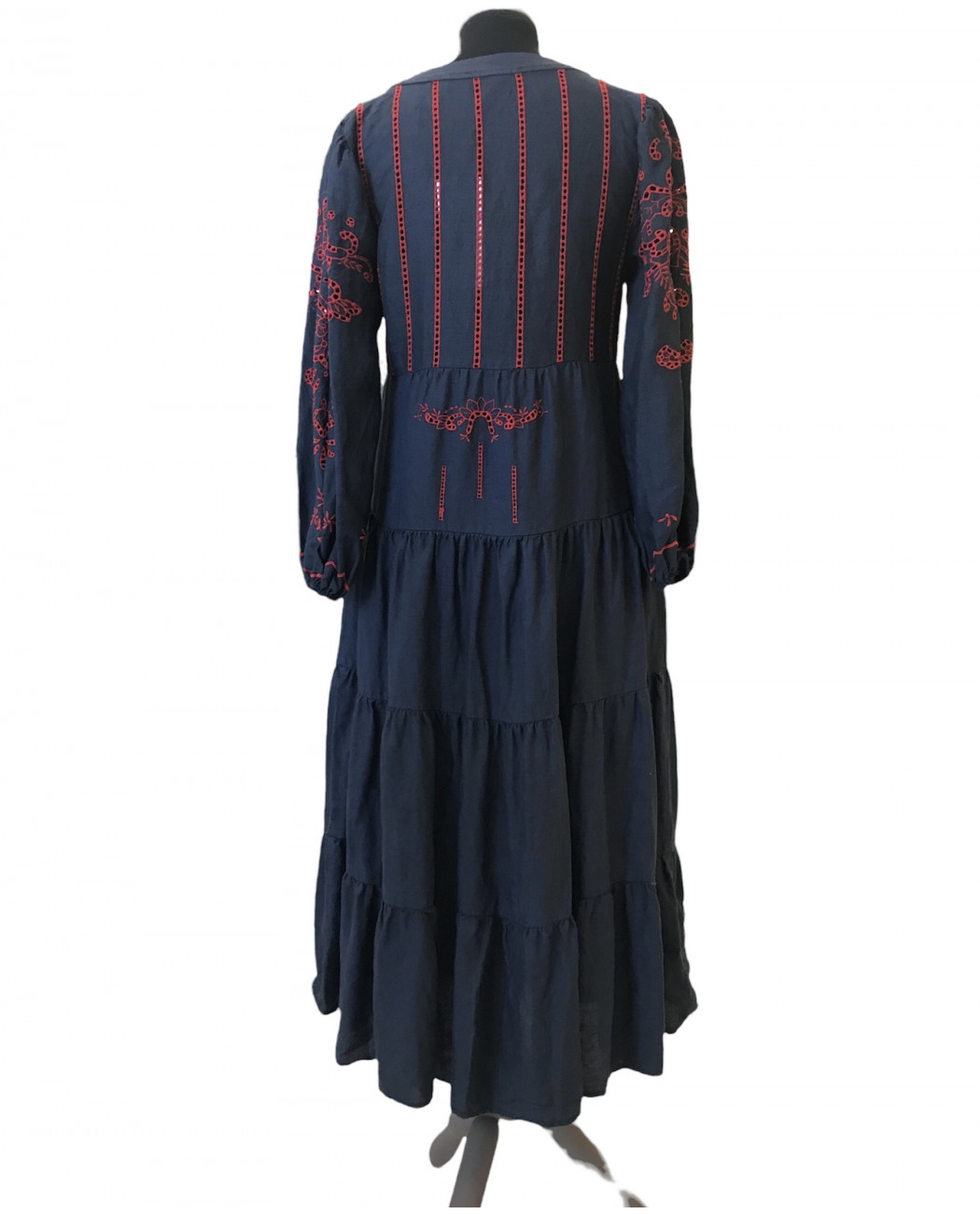 LONG EMBROIDERED DRESS LONG EMBROIDERED DRESS