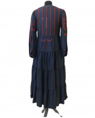 LONG EMBROIDERED DRESS