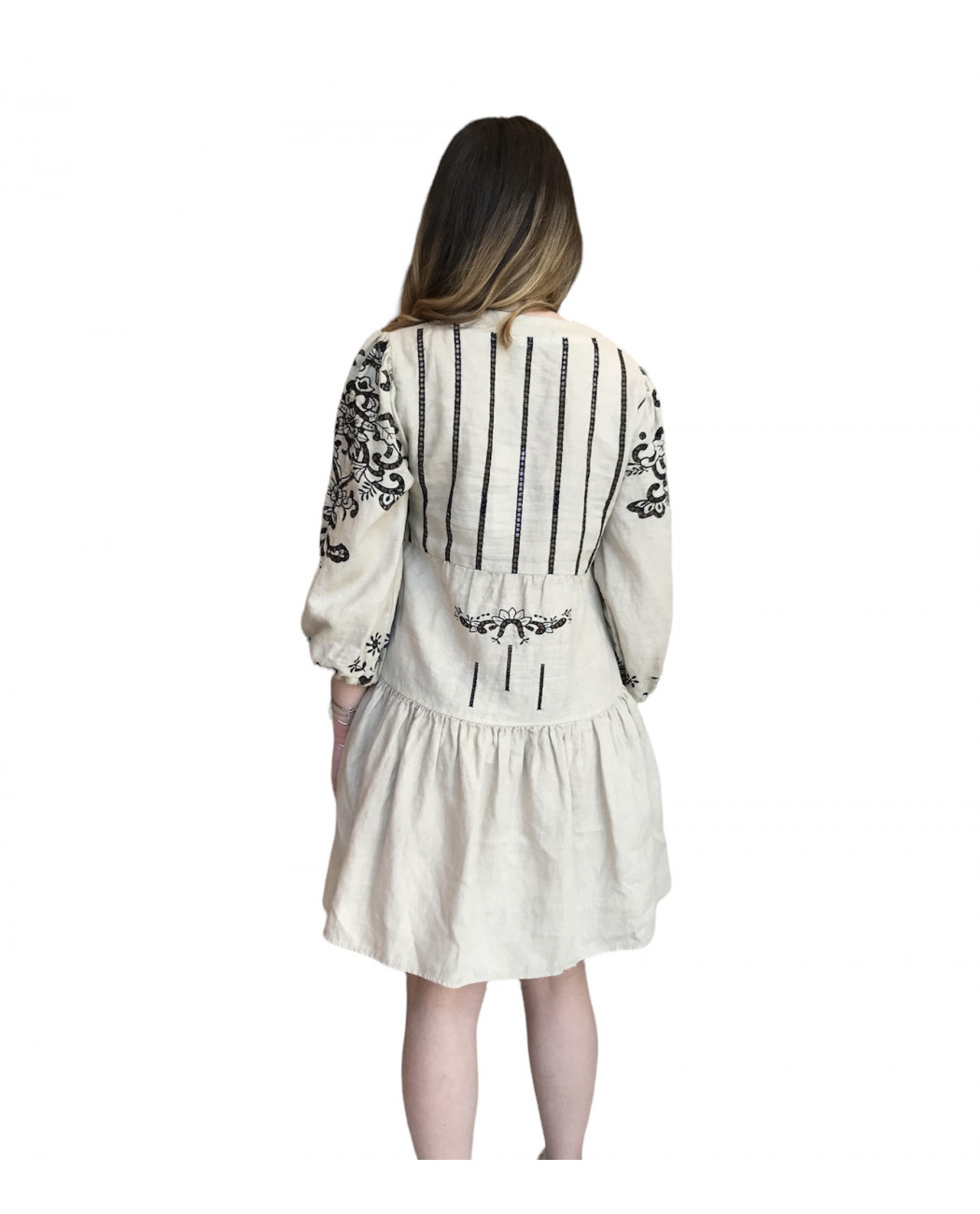SHORT EMBROIDERED DRESS SHORT EMBROIDERED DRESS