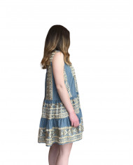 SHORT EMBROIDERED DRESS