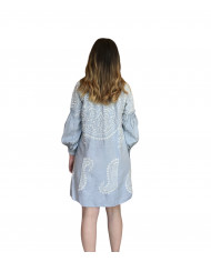 SHORT EMBROIDERED DRESS
