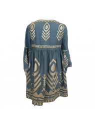 SHORT EMBROIDERED DRESS