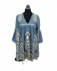 SHORT EMBROIDERED DRESS